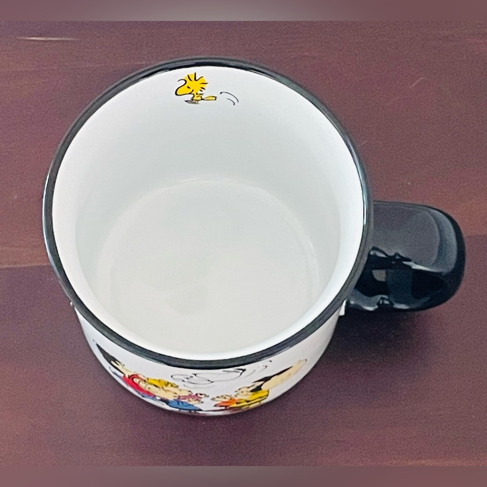 Pair Of Peanuts Snoopy Mugs:Snoopy and the Gang 21oz & Woodstock 15oz In EUC - Picture 4 of 16